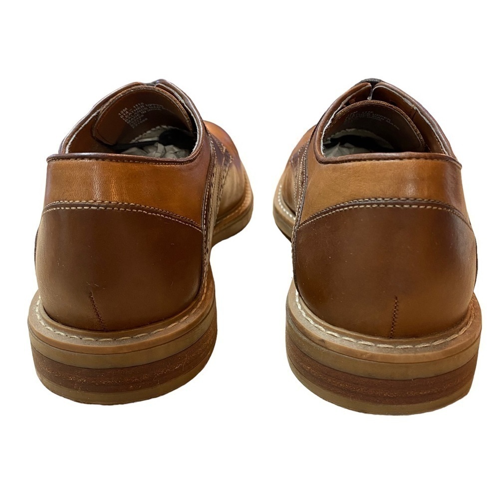 𝅺ecco Saddle shoe with Brogue detail Brown Danish Design - Picture 11 of 13